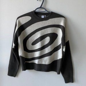 Twik Swirl Pattern Sweater